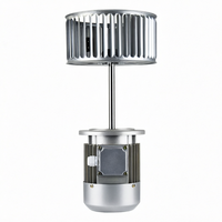 Moteur asynchrone monophasé YCZX KL-180W à arbre long haute température 180W/220V en acier au carbone pour four de refusion à bride