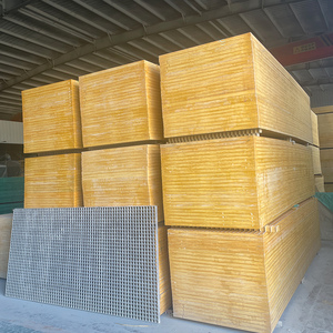 Plancher de <span class=keywords><strong>grille</strong></span> Frp moulé par <span class=keywords><strong>grille</strong></span> en plastique renforcé de fibre de verre - Product Image 4