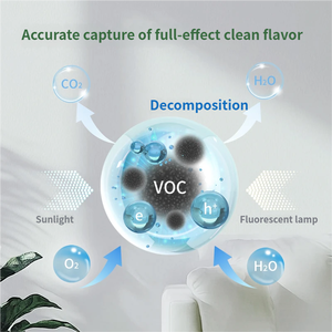 Charbon <span class=keywords><strong>actif</strong></span> écologique activé par la lumière ultraviolette, libérant des ions négatifs pour une purification continue de l'air et l'oxygénation - Product Image 3