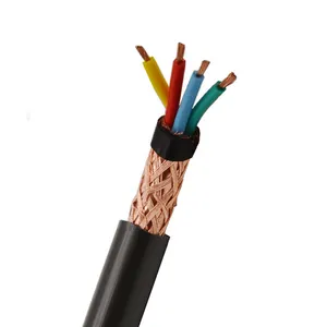 Low Voltage PVC 1.5mm 4 Core Flexible Shielded Wire UL2835 PVC Jacket Power Cable Price