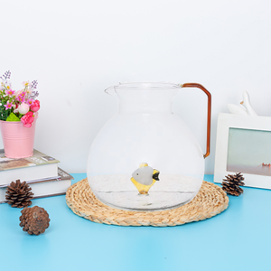 เหยือกใส่น้ำใสสำหรับใส่ในบ้านปลา3D สูงแก้วบอโรซิลิเกตงานตามสั่ง - Product Image 3