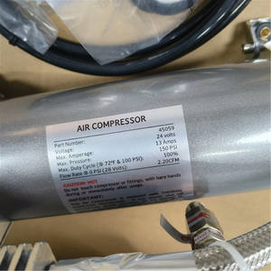 Stock 12/24V 23 Amperios/13 amperios suspensión neumática puntal suspensión neumática bomba de bocina de aire para coche 45059 X450 24 voltios <span class=keywords><strong>Viair</strong></span> <span class=keywords><strong>compresor</strong></span> DC24V - Product Image 3
