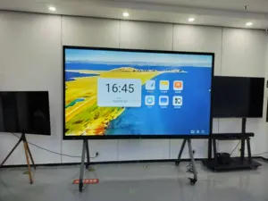 55 65 75 85 86 98 inç 4K 3840*2160 elektronik dokunmatik ekran dijital akıllı tahta interaktif elektronik beyaz tahta