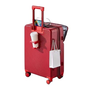 Valise de Voyage Grande Capacité 2026 Tendance avec Ouverture Frontale, Compartiment Ordinateur Portable et Port USB – <span class=keywords><strong>Bagage</strong></span> <span class=keywords><strong>Cabine</strong></span> à Roulettes pour le Voyage - Product Image 1