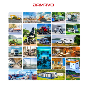 DAMAVO personnalisé 12V-24V USB chargeur de voiture QC3.0 prise de courant fonction stéréo pour Type C pour RV camions allume-cigare motos - Product Image 4