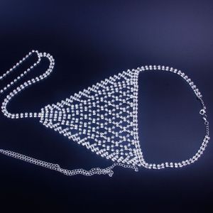 Sexy Simple Rhinestone Silver <strong>Chain</strong> Thong Jewelry Crystal Bikini Underwear <strong>Waist</strong> <strong>Chain</strong> - Product Image 3