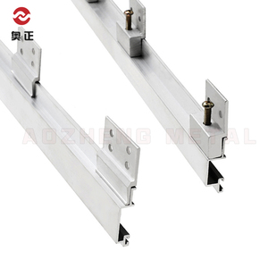 Clips de fixation murale en aluminium de bonne qualité, système de fixation en Z, goujons français pour la suspension de miroirs et d'images - Product Image 2