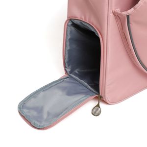 Borsa <span class=keywords><strong>da</strong></span> <span class=keywords><strong>Tennis</strong></span> Rosa con Scomparto Indipendente per Scarpe, Borsa Tote <span class=keywords><strong>da</strong></span> <span class=keywords><strong>Tennis</strong></span> per Donne, Borsa a Tracolla per Racchetta <span class=keywords><strong>da</strong></span> <span class=keywords><strong>Tennis</strong></span> per Uomini e Donne - Product Image 5