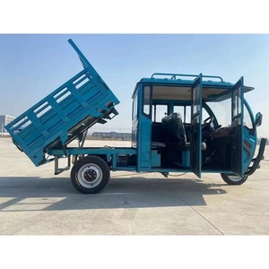 Tricycle motorisé chinois à carrosserie fermée, hybride essence-électrique, best-seller, capacité de charge de 400 kg, vitesse de 30 à 50 km/h - Product Image 3