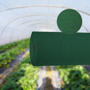 ตาข่ายบังแดด 100% ใหม่เวอร์จิน HDPE ขายส่งผ้าบังแดดเรือนกระจกม้วนราคาบล็อก UV ถักทอตาข่ายบังแดดเกษตร
