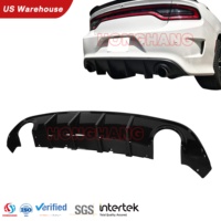 Diffuseur de pare-chocs arrière HONGHANG pour Dodge Charger SRT 2015-2021, vente en gros directe d'usine, kit carrosserie ABS de haute qualité, fabricant