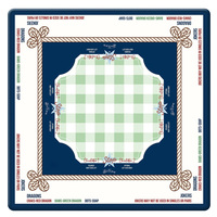 Desain Koboi Barat Vintage 160pcs Set Mahjong Akrilik Amerika Motif Kaktus dan Tapal Kuda Hadiah Premium untuk Pecinta Permainan Mahjong
