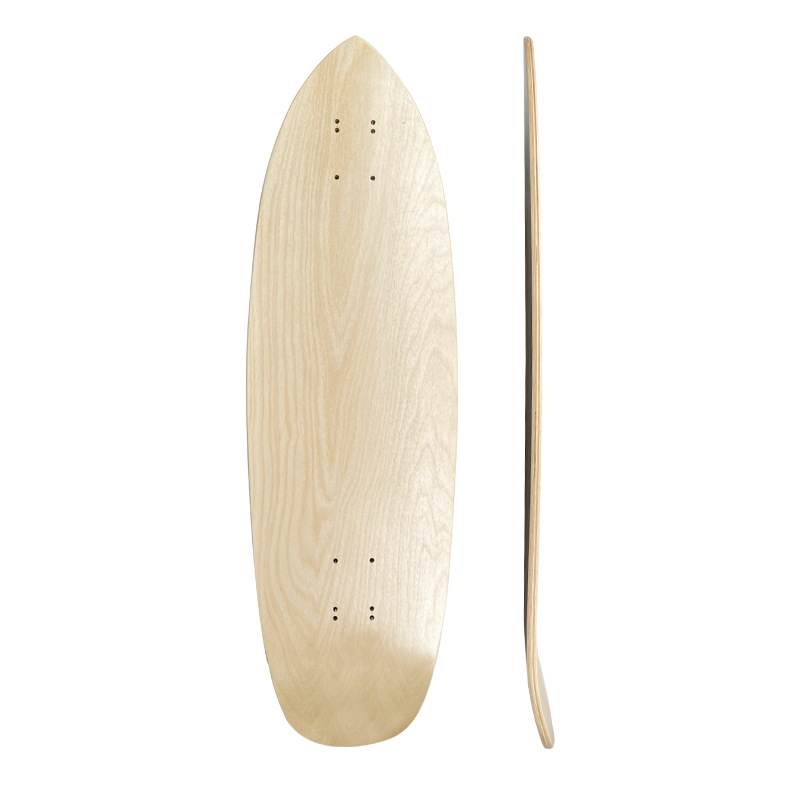 Custom Oem Plain Blank Skate Deck Cruiser skate longboard Para Skate De Bambu Em Côncavo Médio