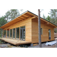 Kit de maison préfabriquée de luxe modulaire, style moderne et économique, en bois, pour villa, hôtel, maisonnette de vacances ou chalet