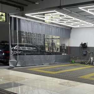 Tissu de maille de bâche de bâche de film renforcé de <span class=keywords><strong>PVC</strong></span> transparent clair/Film clair de bâche/bâche imperméable résistante de <span class=keywords><strong>PVC</strong></span> - Product Image 6