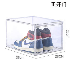 亚克力透明鞋盒手提收纳器抽屉式鞋柜防尘储物家居生活储物 - Product Image 4