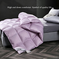 Couette de luxe en duvet de canard blanc, taille King, 1200g de garnissage, hypoallergénique, enveloppe en coton ciré doux, super chaude pour l'hiver, pour la maison et l'hôtel