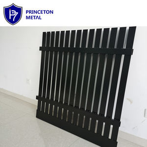 Approvisionnement d'usine Clôture à lattes en aluminium verticale 3D enduite de poudre Faible entretien Anti-Corrosion Garden House Intimité Clôtures Nature - Product Image 2