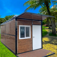 Personnalisable 20 pieds portable cabine pliante conteneur maison modulaire petite maison préfabriquée mobile en acier maison pour les Philippines