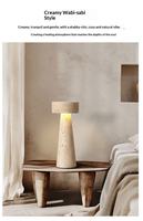 Lampe de table électrique en pierre de travertin de luxe moderne, best-seller, pour la décoration de la maison