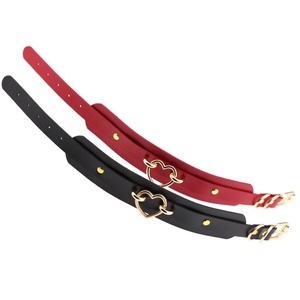 Donne Sexy Uomini Girocollo In Oro Cuore di Colore <span class=keywords><strong>Anello</strong></span> Personalità Esagerata Punk Pazzo Discoteca Della <span class=keywords><strong>Collana</strong></span> Del Collare - Product Image 4