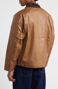 Veste <span class=keywords><strong>Dean</strong></span> OEM en coton enduit, style rétro américain Carter, en cuir PU, vêtement de travail avec texture vieillie et délavée, pour homme, idéal pour les trajets quotidiens. - Product Image 6