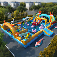 Castillo Inflable de Grado Comercial con Tobogán, Varios Temas y Estilos, en Venta