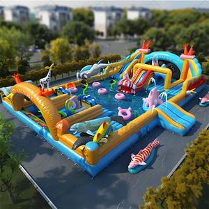 Château gonflable commercial de qualité supérieure avec toboggan, divers thèmes et styles variés, à vendre - Product Image 1