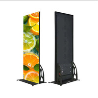 Écran LED pliable personnalisé P1.86, P1.25, P1.53, P2 GOB COB, machine publicitaire, écran d'affichage