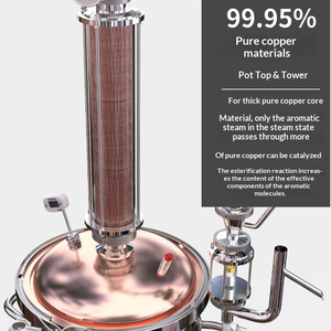 Nouvelle machine de distillation à la vapeur semi-automatique avancée pour l'extraction d'huiles essentielles de cannelle, d'encens et d'agarwood, capacité de 500 L - Product Image 3