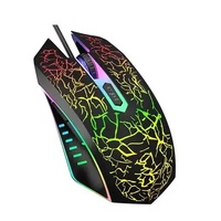 Ratón Profesional con Cable, Retroiluminado, Alta Sensibilidad, 7 Teclas, Programación de Macros, Ratón Mecánico para Juegos, Computadora, Tableta, PC