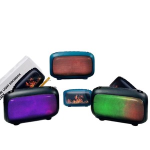 NEW M10 Flame Lamps at Low Prices Wireless Outdoor Audio Portable Mini Subwoofer Promotion Gift Bt Portable Outdoor <b>Speaker</b> - Product Image 1