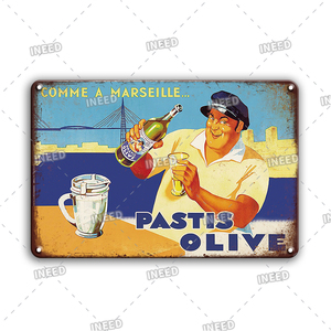 Letreros de cerveza de placa de metal al por menor calientes letreros de chapa de metal retro decorativos hechos a medida - Product Image 4