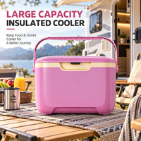 Glacière portable isotherme pour le camping, boîte de rangement alimentaire avec isolation thermique et fermeture hermétique pour boissons, repas et aventures en plein air ODM