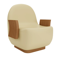 Ensemble de meubles modernes pour café-restaurant, fauteuil de détente et petite table ronde pour café, hôtel, hall d'entrée, intérieur commercial