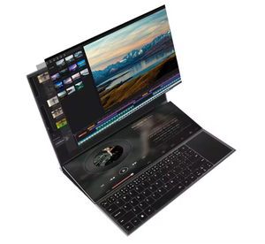 Laptop de Doble Pantalla Táctil de 16.1+14 Pulgadas i9 10885H para Negocios con Teclado en Español, Venta al por Mayor de Fábrica, Portátil para Estudio - Product Image 1