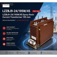 Transformateur de courant LZZBJ9-24/195W/4S CT 24kV, largeur 195mm, mesure 0.2S/0.5, protection PR/PX/TPY