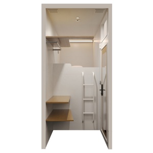 WE Smart Panel de madera Cerradura de puerta Cápsula Cama para dormir Diseño moderno Material ignífugo para la escuela Hotel Albergue juvenil Uso en <span class=keywords><strong>el</strong></span> hogar - Product Image 5