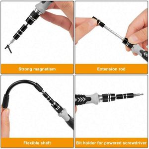 Screwdriver Set Magnetic Torx Phillips Screw Bit <b>Kit</b> WOZOBUY Electrical Driver Remover Wrench Repair Phone <b>Tools</b> Multi-function - Product Image 6
