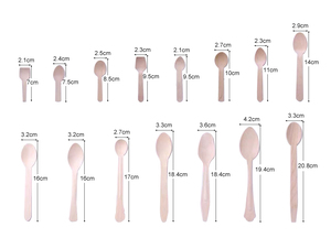 Bán Buôn 16Cm Sang Trọng Phân Hủy Sinh Học Bằng Gỗ Dao Kéo Dùng Một Lần Tea Spoon Cho Các Bên Cho Ice Cream Phục Vụ - Product Image 6