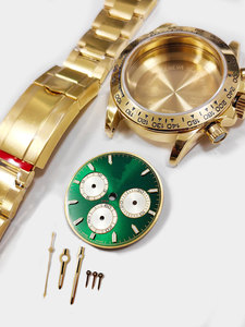 Kit d'accessoires pour <span class=keywords><strong>montre</strong></span> Dandong 7750 Day-tona, boîtier, cadran pour homme, aiguilles en <span class=keywords><strong>acier</strong></span> inoxydable, verre saphir, ensemble de boîtier de <span class=keywords><strong>montre</strong></span> Day-ton, Chine - Product Image 3