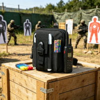 Sac banane tactique personnalisable en nylon Canaan pour sports de plein air, avec étiquette, pour l'alpinisme, rangement léger