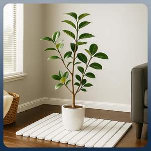 Alfombrilla de Baño Moderna de Tierra de Diatomeas, Alfombra de Baño Sólida Antideslizante, Secado Rápido, Súper Absorbente, Alfombrilla de Piedra Plegable para Baño - Product Image 4