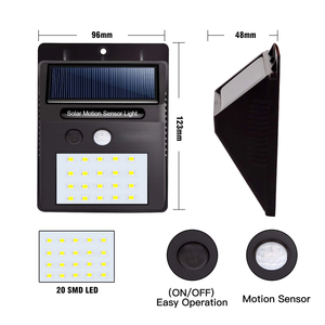 <span class=keywords><strong>Di</strong></span> Emergenza esterna 20 SMD LED Impermeabile Senza Fili IP65 Luce 3W del Sensore <span class=keywords><strong>di</strong></span> Movimento Solare Lampada Solare Per Wall Street <span class=keywords><strong>Giardino</strong></span> - Product Image 2