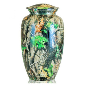 Venta al por mayor precios bajos indio hecho a mano de aluminio funerario adultos urnas cremación con diseño de flores - Product Image 5