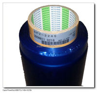 Film bleu en PVC acrylique double couche, épaisseur 0,08 mm, non UV, haute pureté, ruban de découpe et de découpage pour découpe de qualité électronique