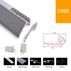 Profil <span class=keywords><strong>LED</strong></span> antidérapant pour <span class=keywords><strong>marche</strong></span> d'escalier avec éclairage intégré pour une éclairage sûr des escaliers intérieurs et des zones de <span class=keywords><strong>marche</strong></span> - Product Image 4