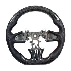 Volantes Deportivos de Fondo Plano para Infiniti Q50L QX50 QX60 Q60 <span class=keywords><strong>Q70</strong></span> Q30 <span class=keywords><strong>Q80</strong></span>, Volantes de Fibra de Carbono - Product Image 4