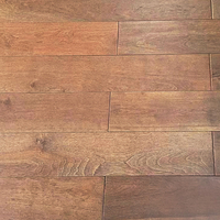 Parquet intérieur en bois massif d'érable Click Smooth Plane Bedroom Living Room Special Floor Decoration Modern Chinese 18mm
