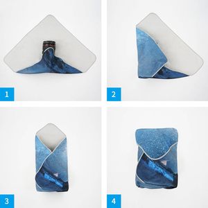 Magie forte auto-adhésif vêtements protection caméra tissu résistant à l'usure boucle magique emballage tissu serviette - Product Image 2